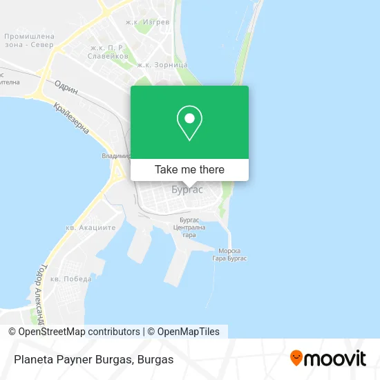 Карта Planeta Payner Burgas