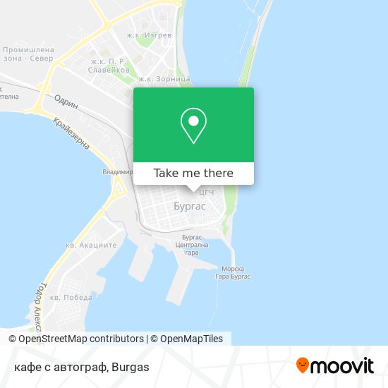 кафе с автограф map