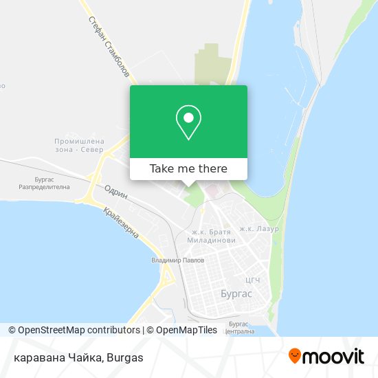 каравана Чайка map