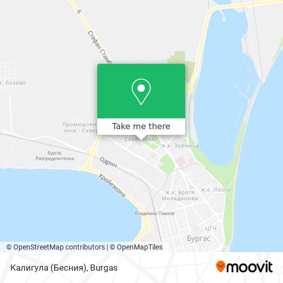 Калигула (Бесния) map