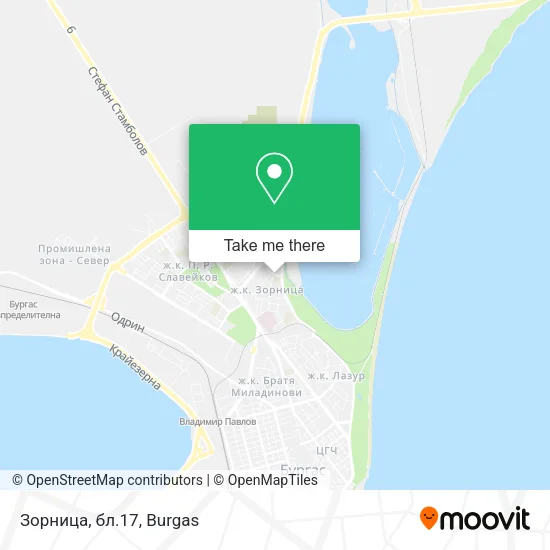 Карта Зорница, бл.17