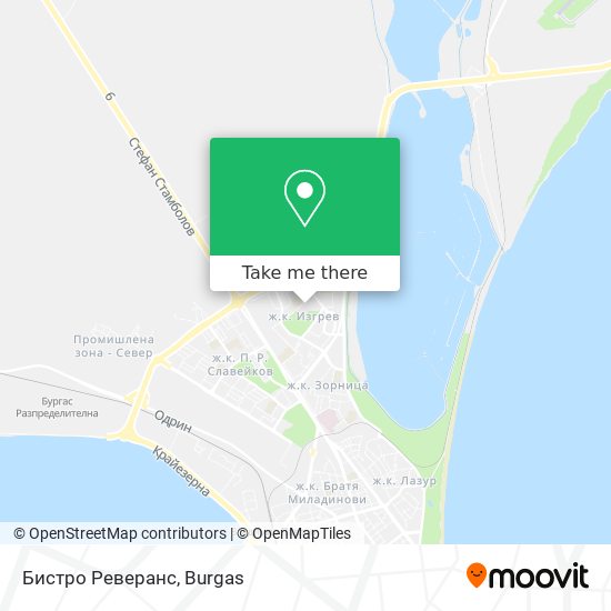 Карта Бистро Реверанс