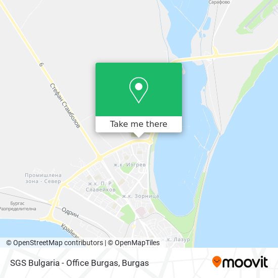 SGS Bulgaria - Office Burgas map