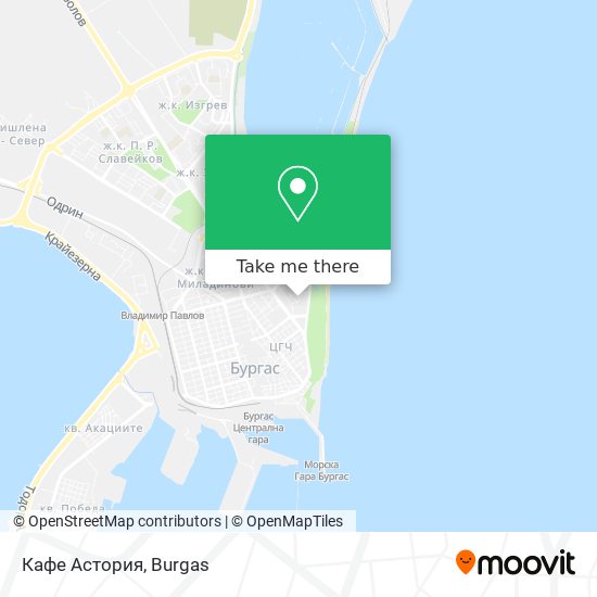 Карта Кафе Астория