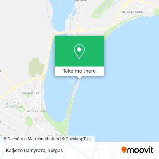 Карта Кафето на лугата