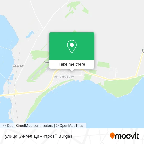Карта улица „Ангел Димитров“