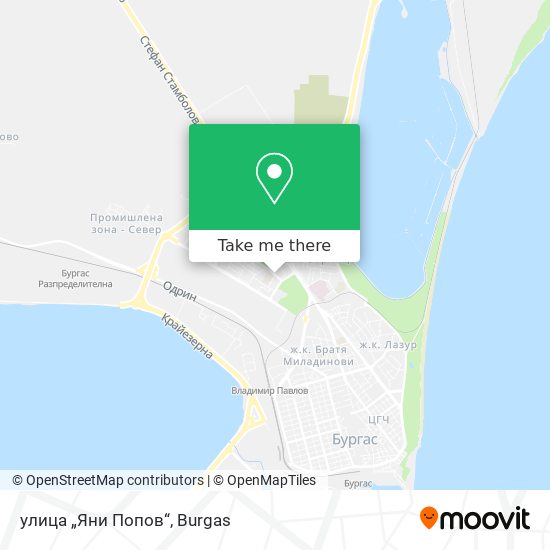 улица „Яни Попов“ map