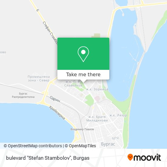 bulevard "Stefan Stambolov" map