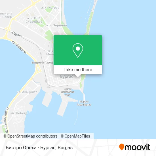 Бистро Ореха - Бургас map