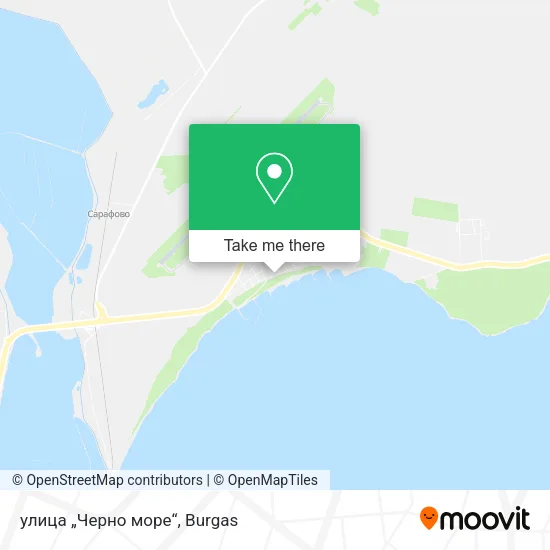 Карта улица „Черно море“