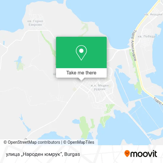 Карта улица „Народен юмрук“