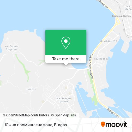 Южна промишлена зона map