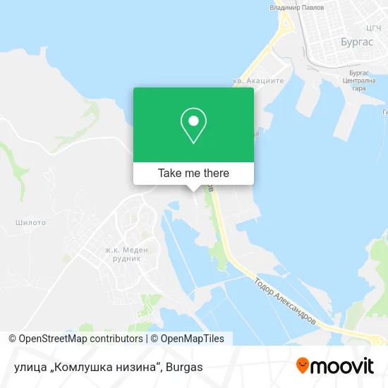 Карта улица „Комлушка низина“