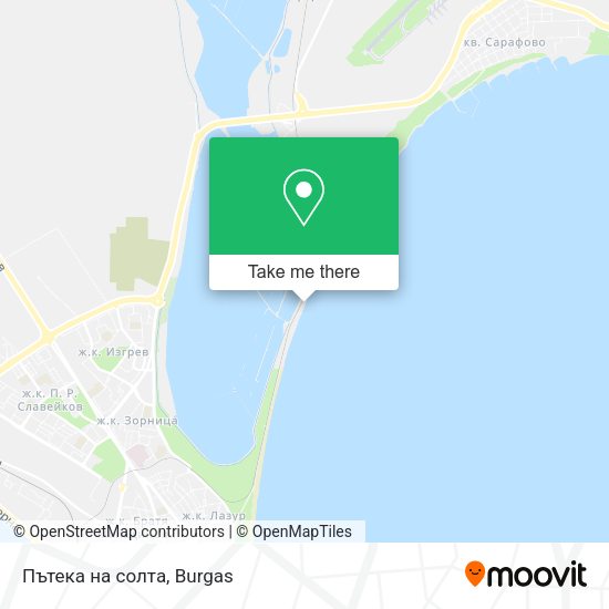 Карта Пътека на солта