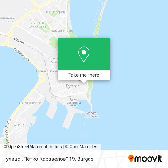 Карта улица „Петко Каравелов“ 19