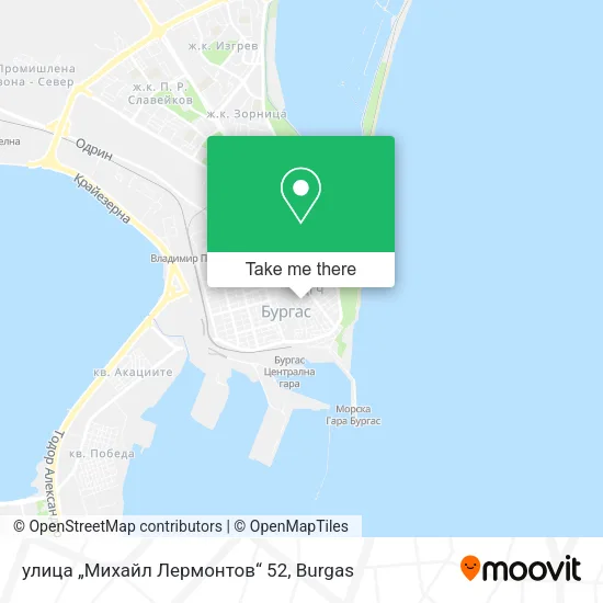 Карта улица „Михайл Лермонтов“ 52