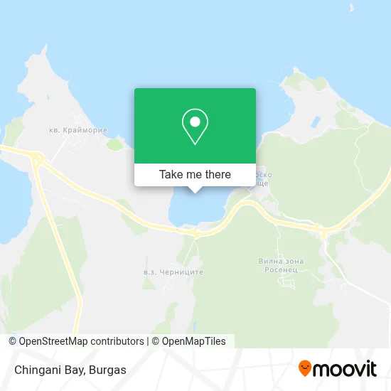 Chingani Bay map