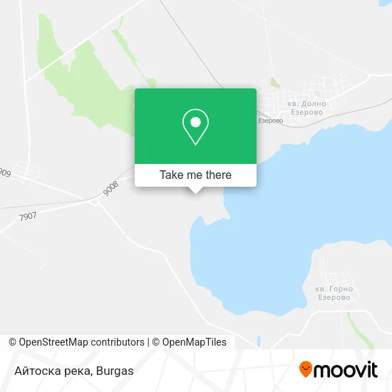 Карта Айтоска река