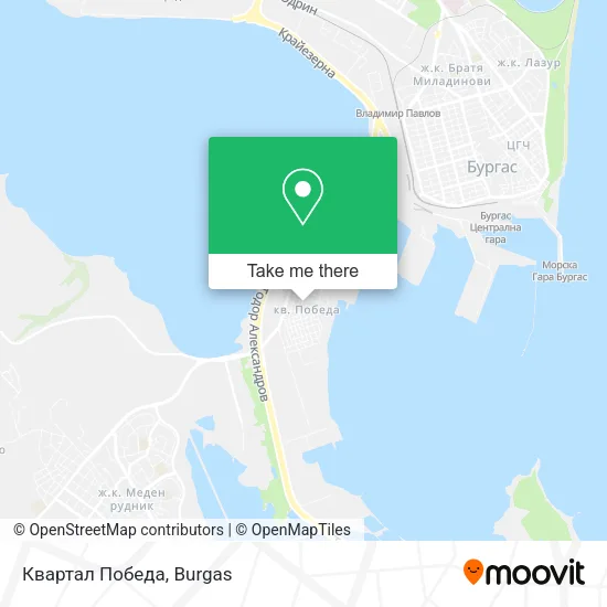 Карта Квартал Победа