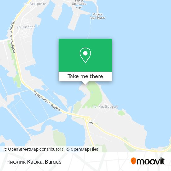 Карта Чифлик Кафка