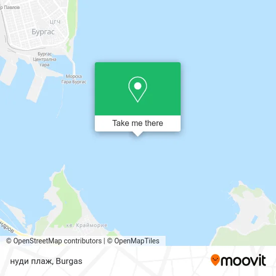 Карта нуди плаж