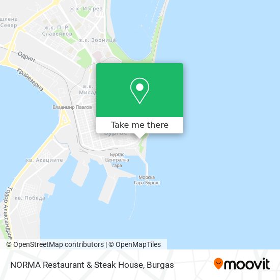 Карта NORMA Restaurant & Steak House