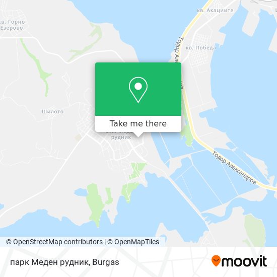 парк Меден рудник map
