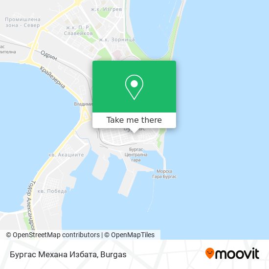 Бургас Механа Избата map
