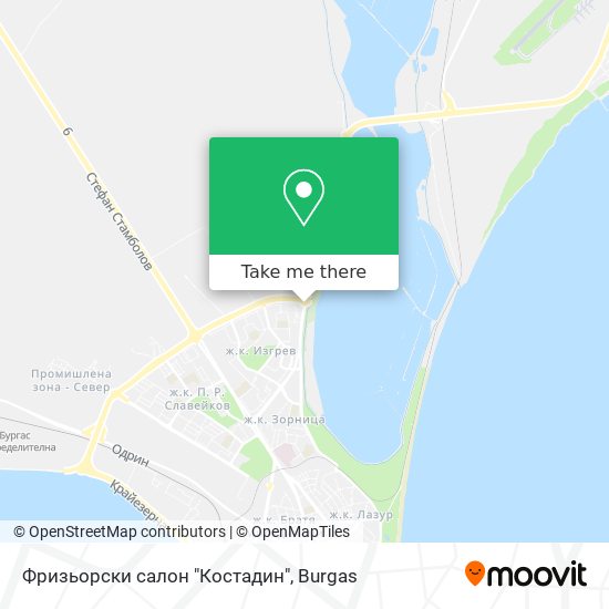 Фризьорски салон "Костадин" map