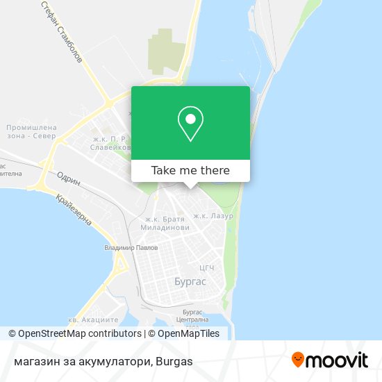 магазин за акумулатори map