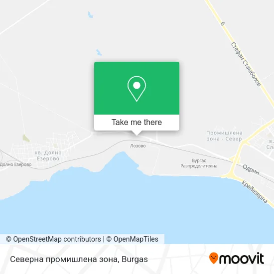 Карта Северна промишлена зона