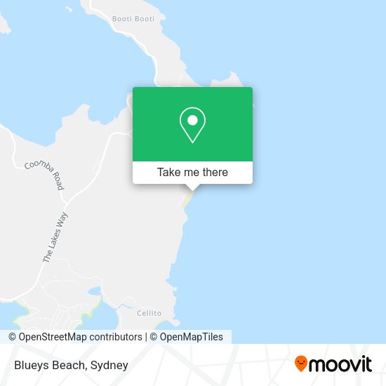How to get to Blueys Beach by bus or train?