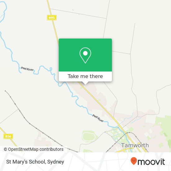 St Mary's School map