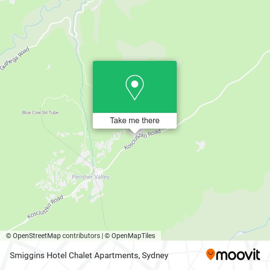 Smiggins Hotel Chalet Apartments map