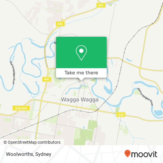 Mapa Woolworths