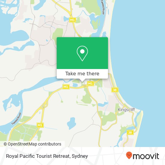 Royal Pacific Tourist Retreat map