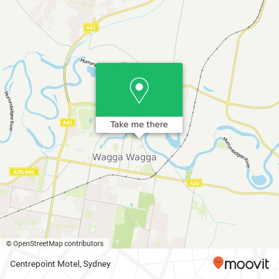 Centrepoint Motel map
