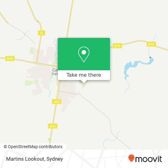 Martins Lookout map