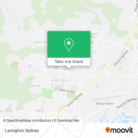 Lavington map