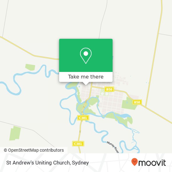 Mapa St Andrew's Uniting Church