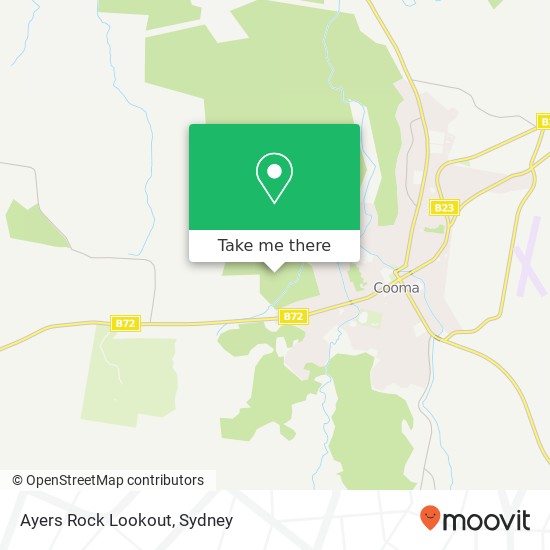Ayers Rock Lookout map