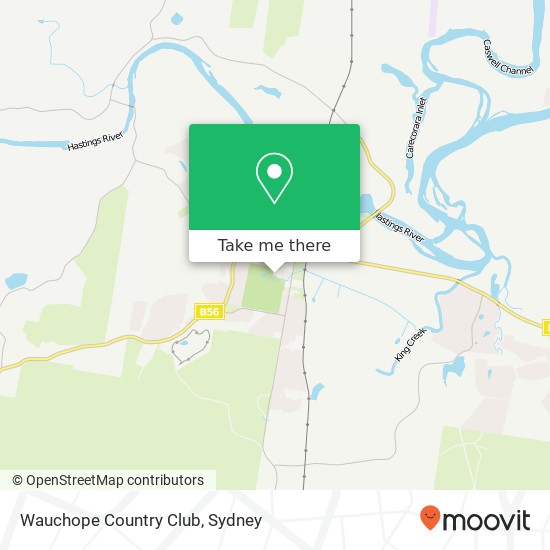 Mapa Wauchope Country Club