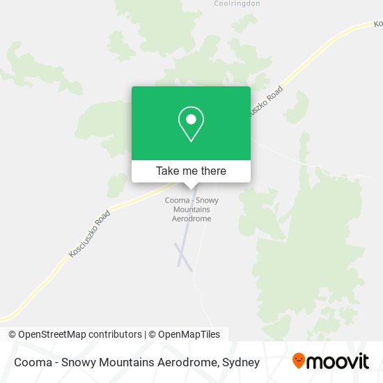 Cooma - Snowy Mountains Aerodrome map