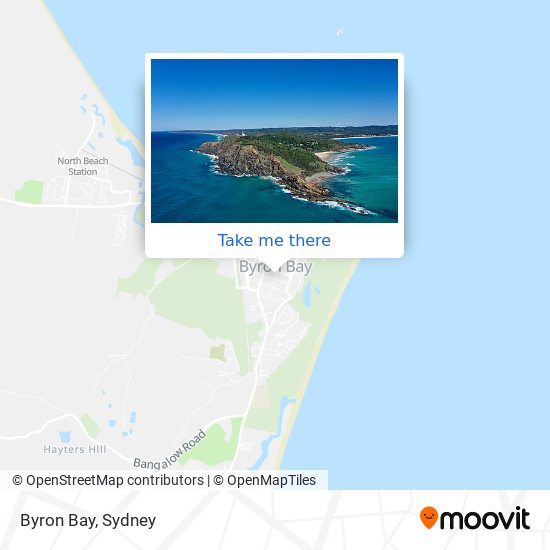 Byron Bay map