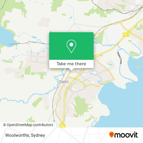 Woolworths map