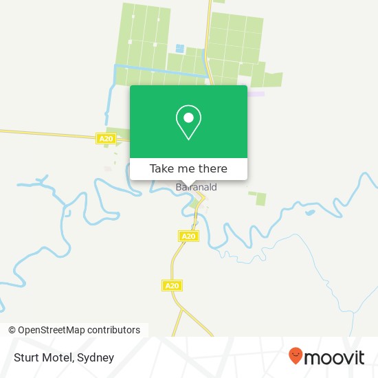 Mapa Sturt Motel