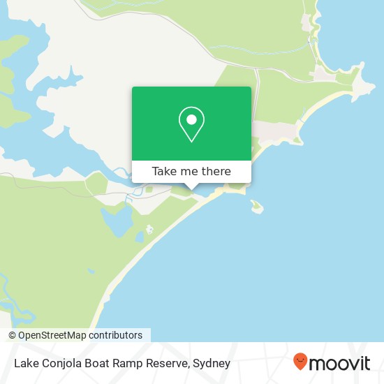 Lake Conjola Boat Ramp Reserve map