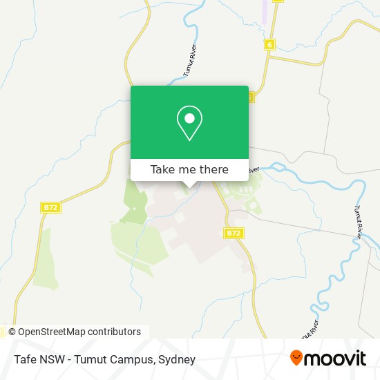 Tafe NSW - Tumut Campus map