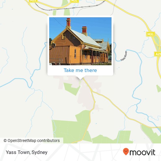 Yass Town map