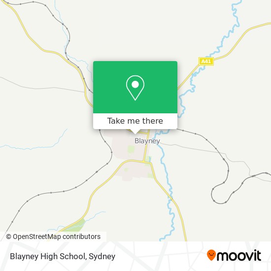 Blayney High School map
